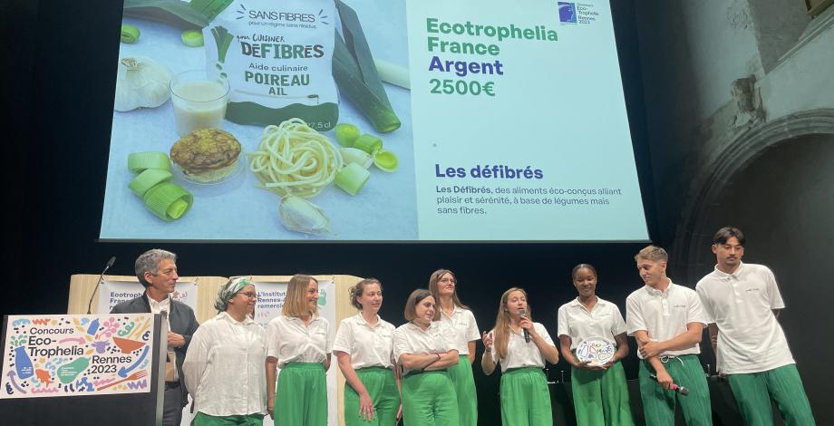"Les défibrés" project Team, Ecotrophelia Silver Award 2023